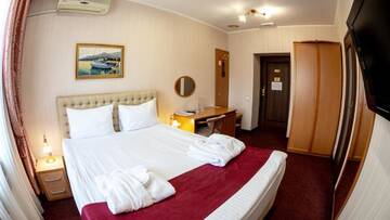 Фото номера Стандартный двухместный номер с 1 кроватью Отель Hotel Restaurant Украиночка г. Кривой Рог 9