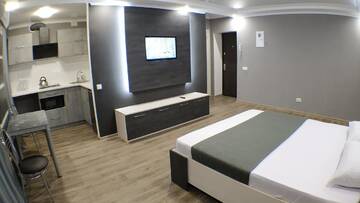 Фото номера Апартаменты с 1 спальней Апартаменты KR Apartments on Metalurhiv 19 г. Кривой Рог 7